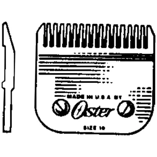 Oster Size 10 Clipper Blade 1.6mm
