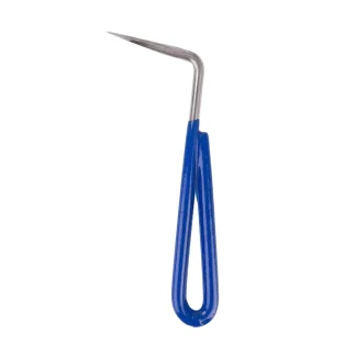Stainless Hoof Pick Blue Handle