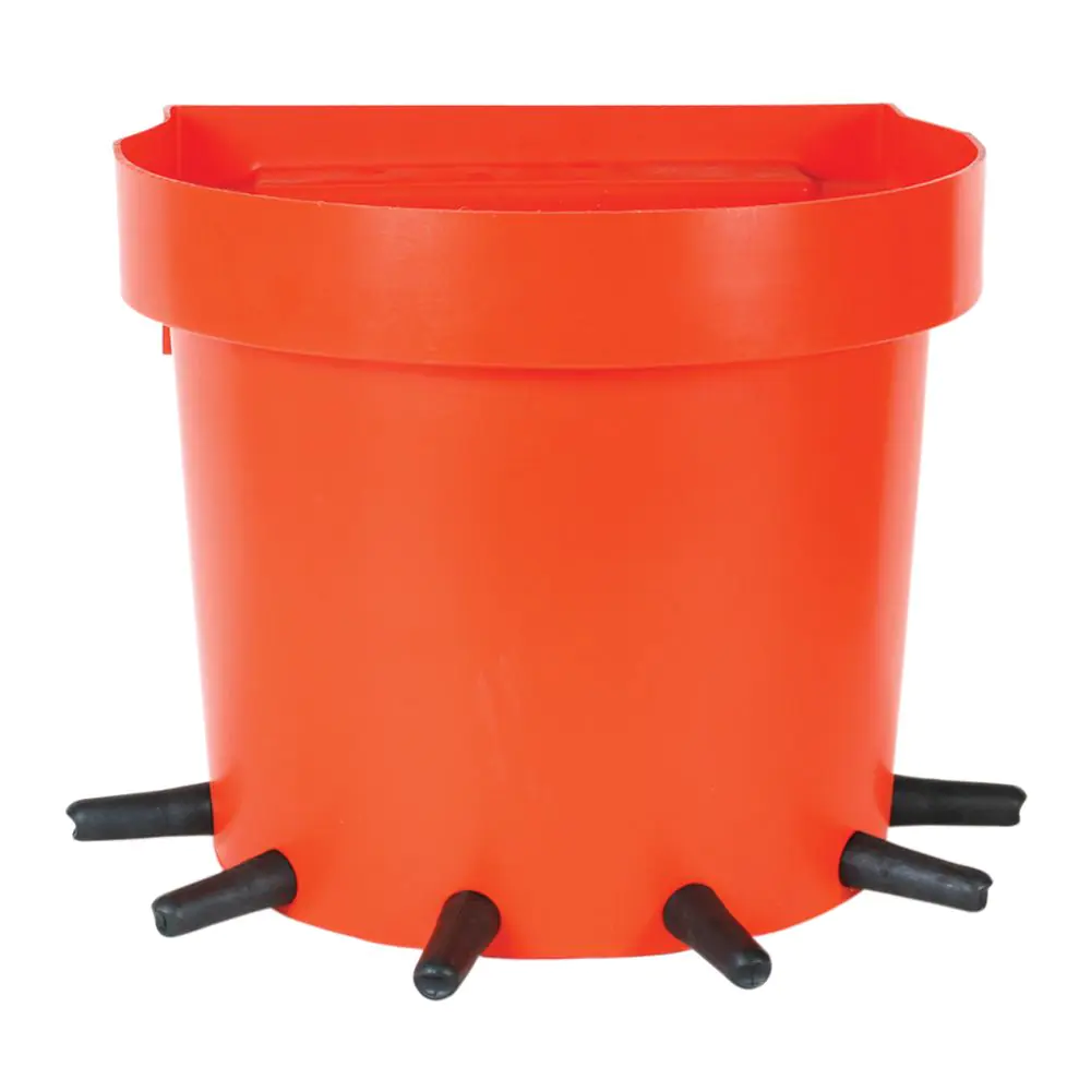 6-Place Rail Bucket Calf Feeder 20L