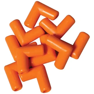 Excal Teat Intake Elbow with Valve (10 Pack) Orange