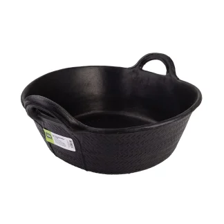 Recycled Rubber Feed Tub 20L 2 Handle
