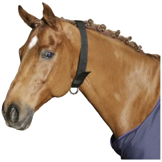 Webbing Horse Collar Black 1.1m x 50mm