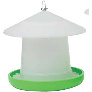 Crown Suspended Poultry Feeder 3kg with Cover