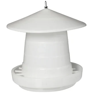 Crown Suspended Poultry Feeder 15kg with Cover