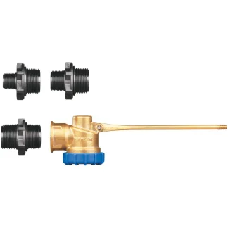Hansen Super-Flo Brass Short Arm Adaptor 15+20+25