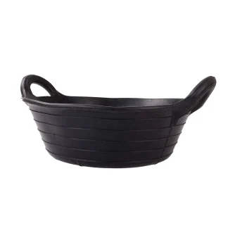 Recycled Rubber Feed Tub 12L 2-Handle