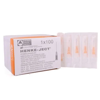 HSW Henke-Ject Disposable Needles 25G x 5/8in (100 Pack)