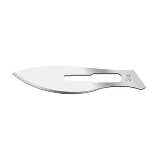 Kiato No.24 Carbon Steel Scalpel Blades (100 Pack)