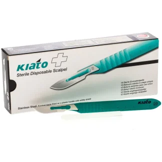Kiato Plastic Disposable Scalpel Size 22 (10 Pack)