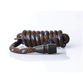 GoLeyGo Horse Lead Rope Brown/Light Blue