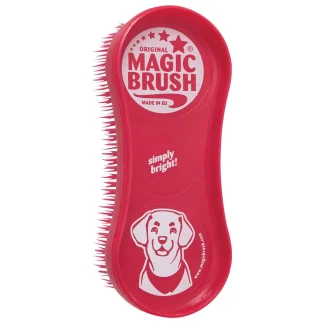 MagicBrush Dog Grooming Brush Wild Rose