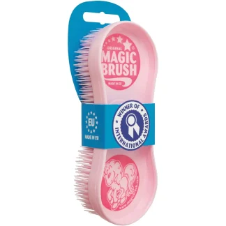 MagicBrush Horse Grooming Brush Pink