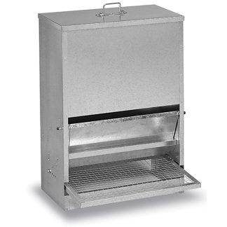 Galvanized Treadle Poultry Feeder