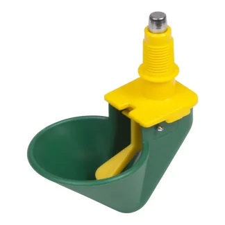 Large Auto Cup Poultry Drinker Green