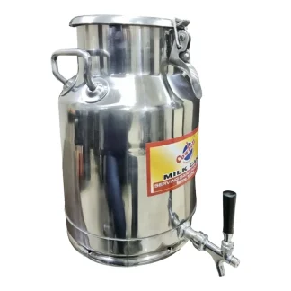 Cowbell Stainless Milk Can 20L with Milk Tap