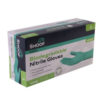 Shoof Farm Long Bio Gloves 100 Pack