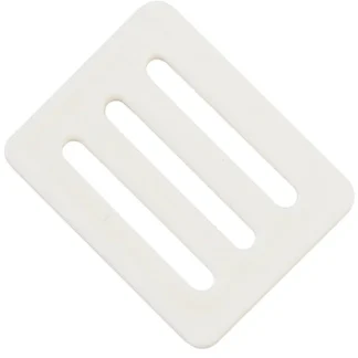 TaraBuckle 40mm Flat Nylon White